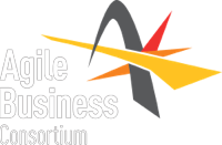 Agile Business Consortium white logo